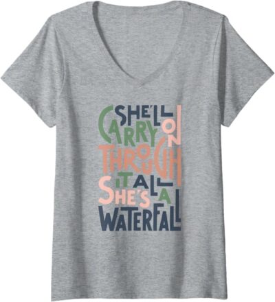 The Stone Roses - Waterfall women's v-neck t-shirt