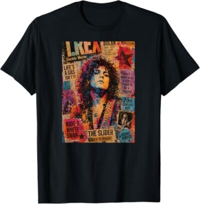 T-Rex Marc Bolan montage t-shirt